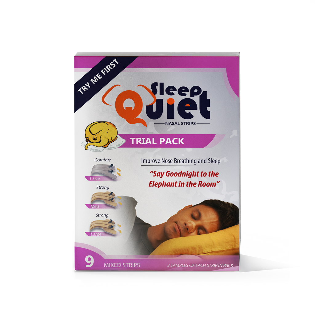 Australia's popular online Nasal Strips to help nose breathing to reduce snoring and improve exercise performance