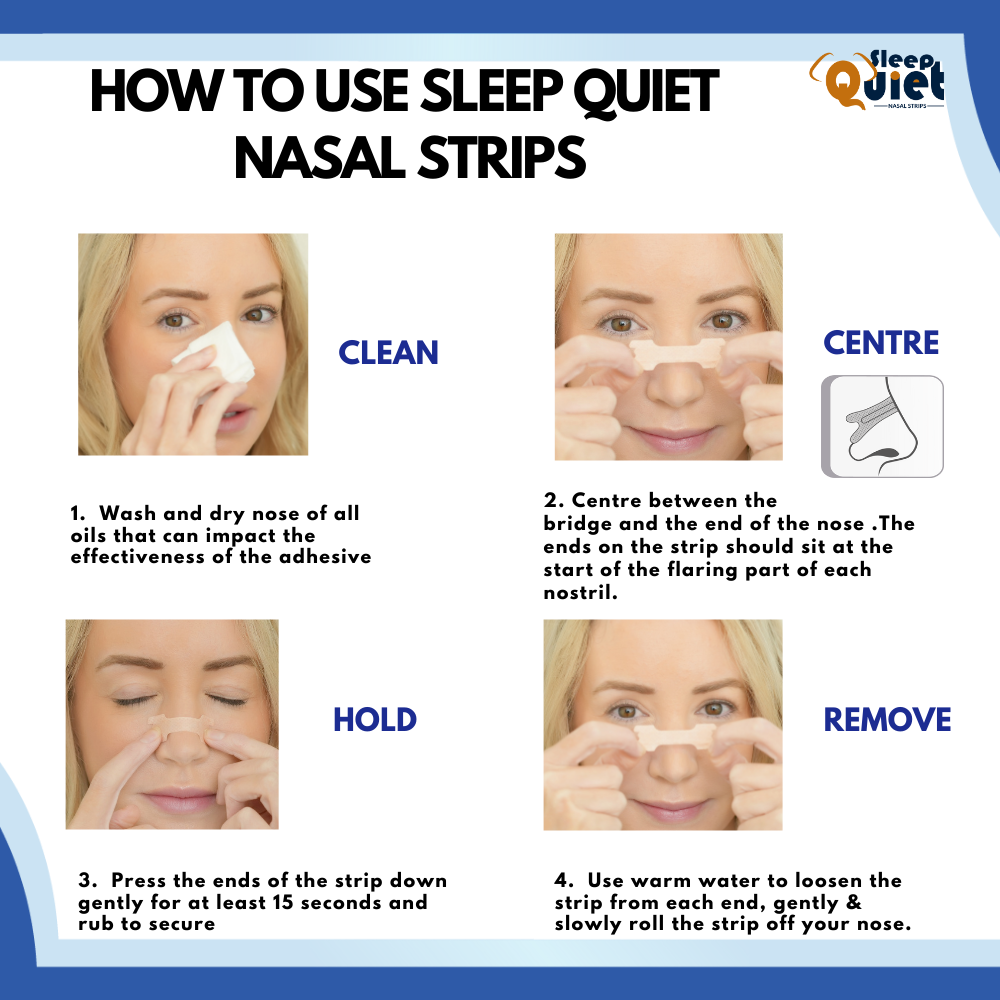 "Buy 1 Get 3" Sleep Quiet Strong Large Tan Nasal Strips