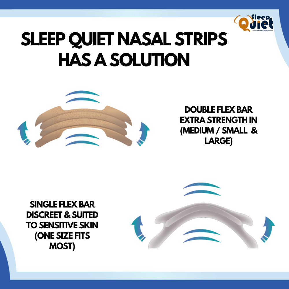 "Buy 1 Get 3" Sleep Quiet Strong Large Tan Nasal Strips