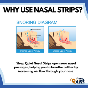 "Buy 1 Get 3" Sleep Quiet Strong Large Tan Nasal Strips