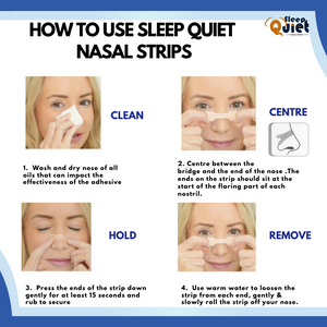Sleep Quiet Strong Large Tan Nasal Strips