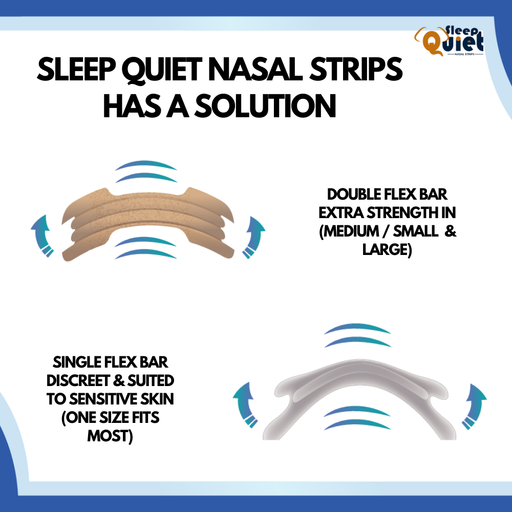Sleep Quiet Strong Large Tan Nasal Strips