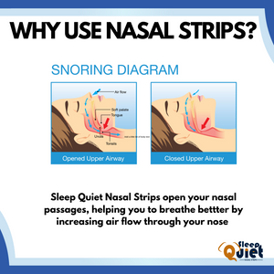 Sleep Quiet Strong Medium Tan Nasal Strips